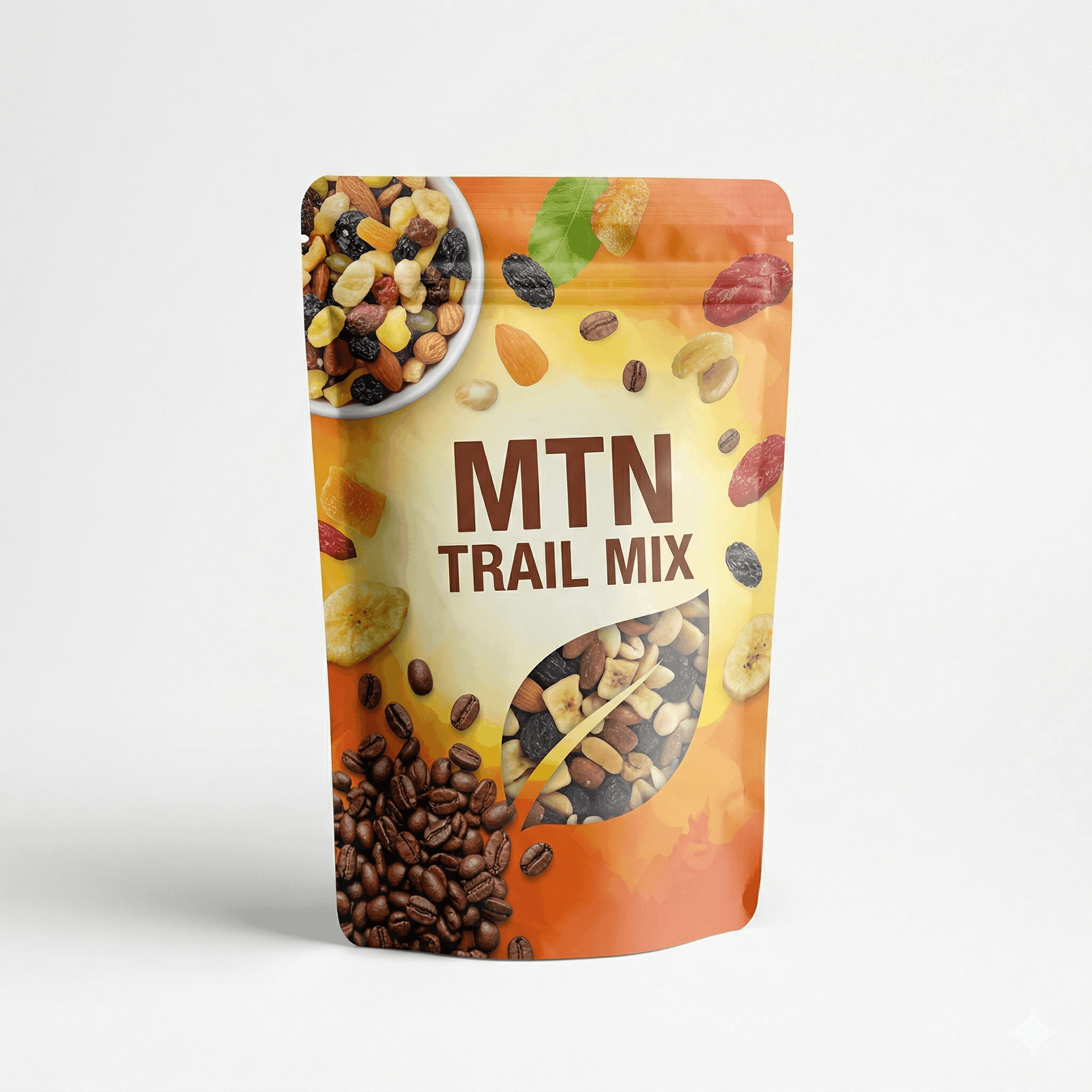 custom stand up pouch for food packaging with zipper and custom printing